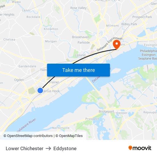 Lower Chichester to Eddystone map