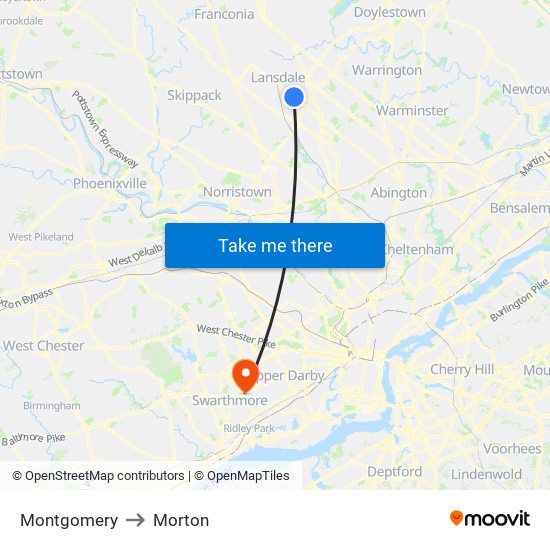Montgomery to Morton map