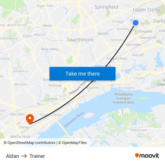 Aldan to Trainer map