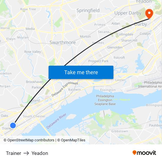 Trainer to Yeadon map