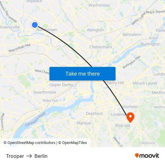 Trooper to Berlin map