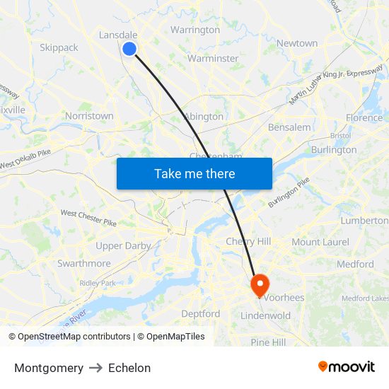 Montgomery to Echelon map