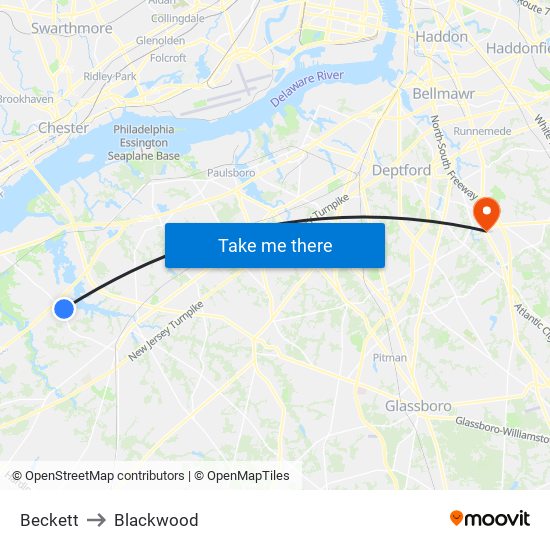 Beckett to Blackwood map