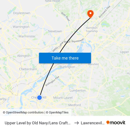 Upper Level by Old Navy/Lens Crafters to Lawrenceville map