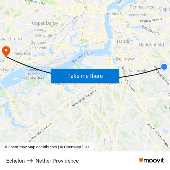 Echelon to Nether Providence map