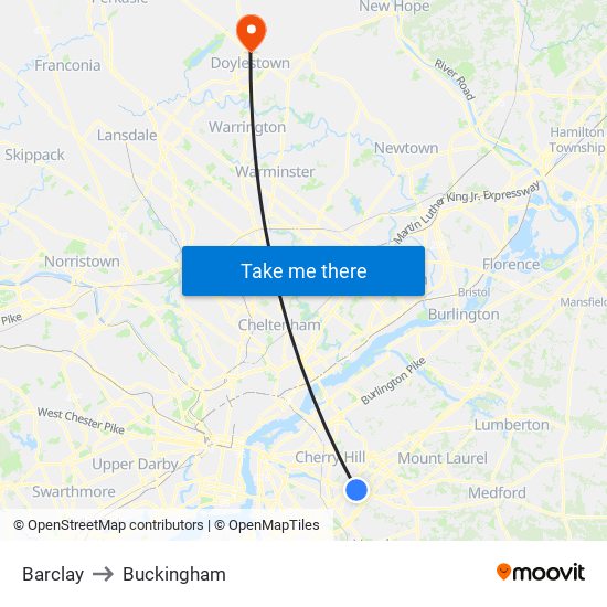 Barclay to Buckingham map