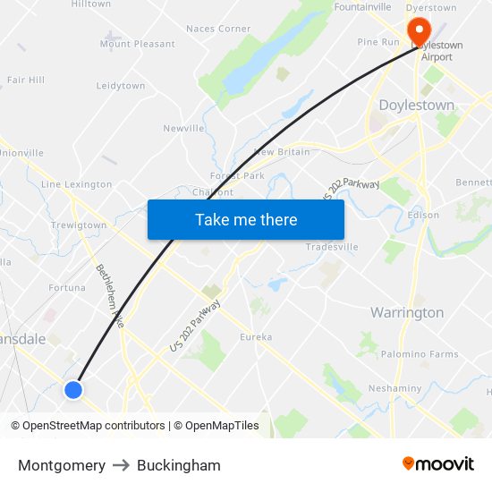 Montgomery to Buckingham map