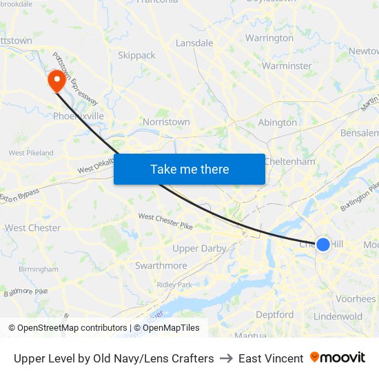 Upper Level by Old Navy/Lens Crafters to East Vincent map