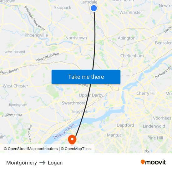 Montgomery to Logan map