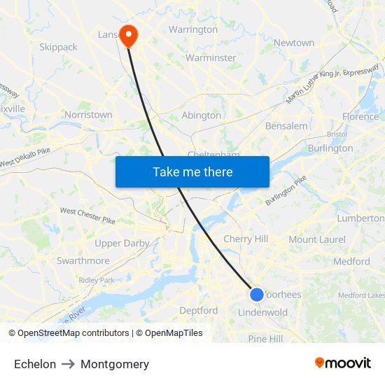 Echelon to Montgomery map