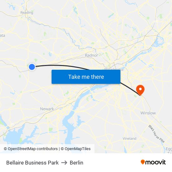 Bellaire Business Park to Berlin map