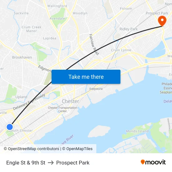 Engle St & 9th St to Prospect Park map