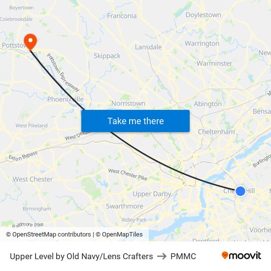 Upper Level by Old Navy/Lens Crafters to PMMC map