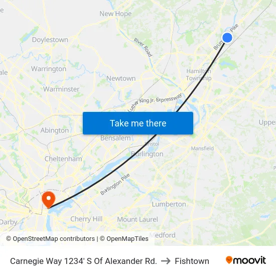 Carnegie Way 1234' S Of Alexander Rd. to Fishtown map