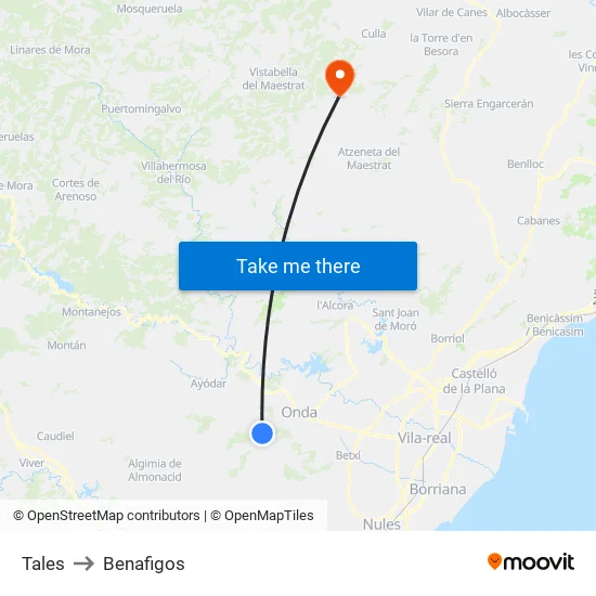 Tales to Benafigos map