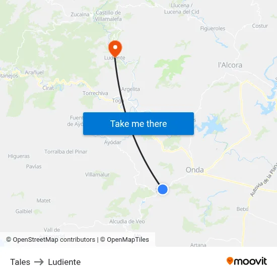 Tales to Ludiente map