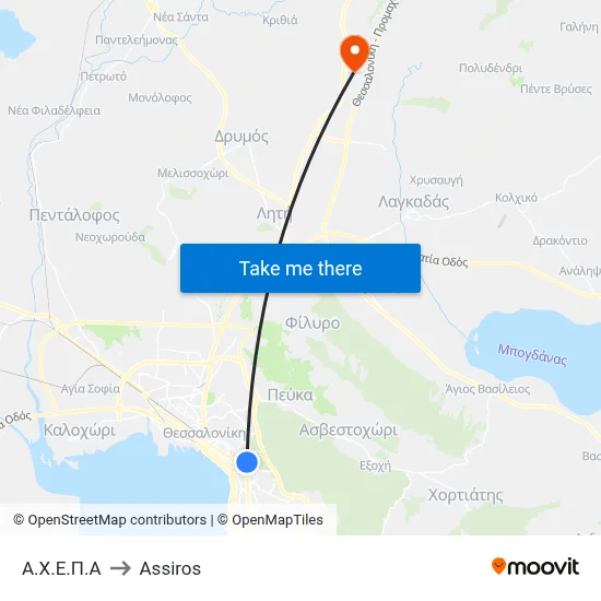 AHEPA to Assiros map