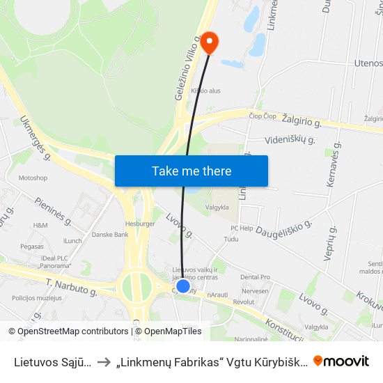 Lietuvos Sąjūdžio Kelias to „Linkmenų Fabrikas“ Vgtu Kūrybiškumo Ir Inovacijų Centras map