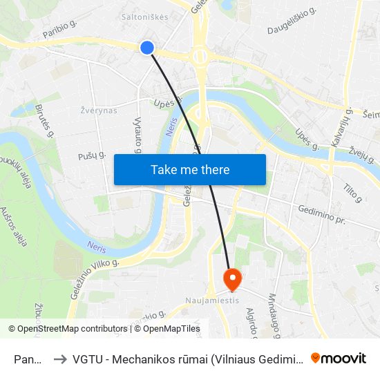 Panorama to VGTU - Mechanikos rūmai (Vilniaus Gedimino technikos universitetas) map