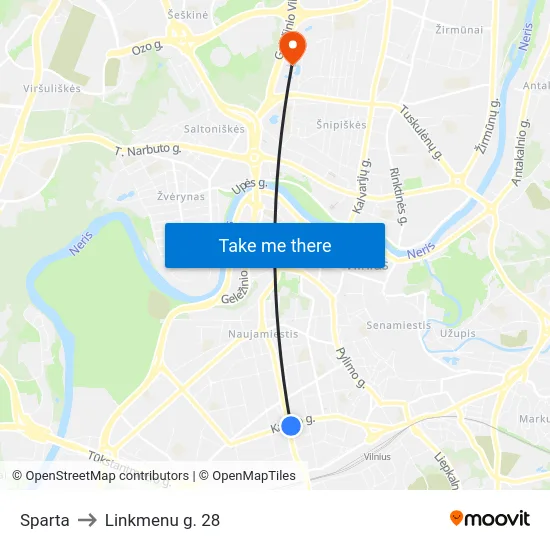 Sparta to Linkmenu g. 28 map