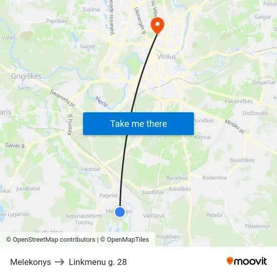 Melekonys to Linkmenu g. 28 map
