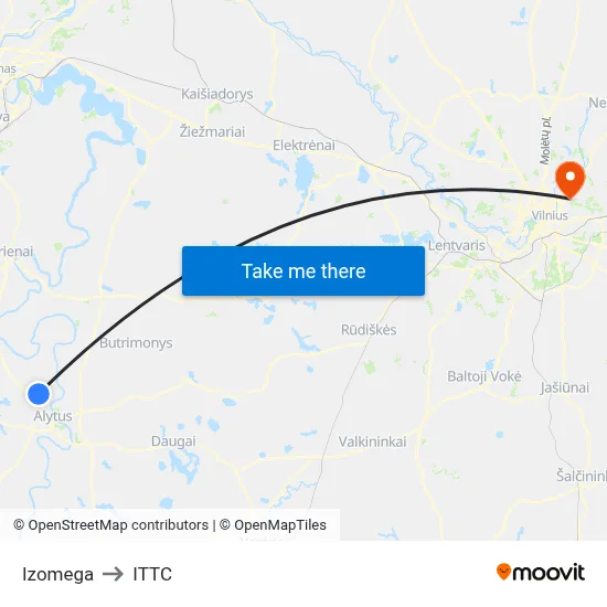 Izomega to ITTC map