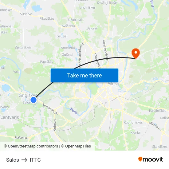 Salos to ITTC map