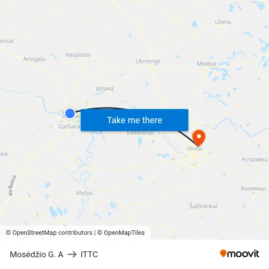 Mosėdžio G. A to ITTC map