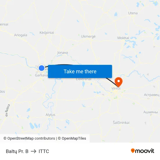 Baltų Pr. B to ITTC map