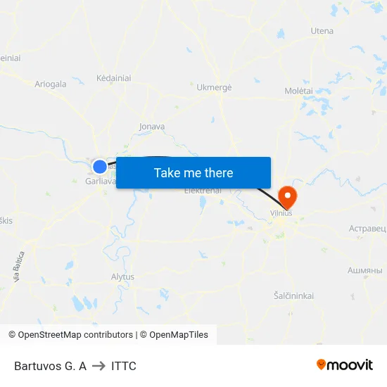 Bartuvos G. A to ITTC map