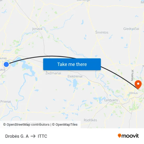 Drobės G. A to ITTC map