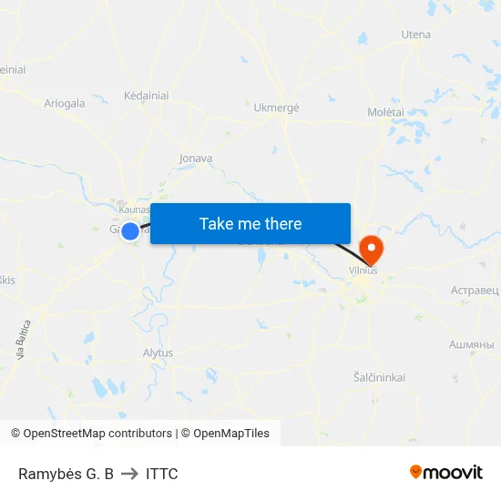 Ramybės G. B to ITTC map