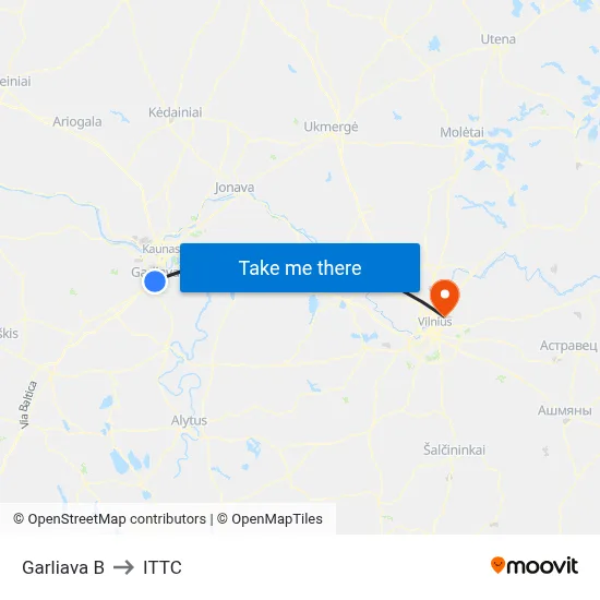 Garliava B to ITTC map