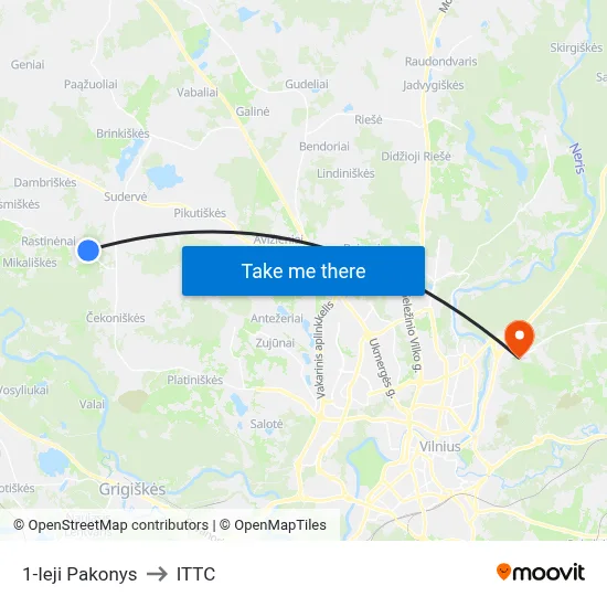 1-Ieji Pakonys to ITTC map