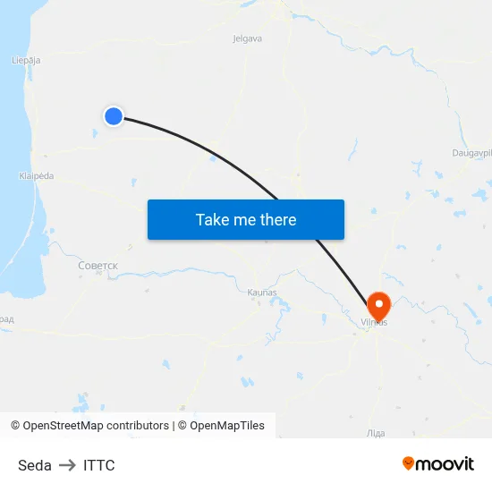 Seda to ITTC map
