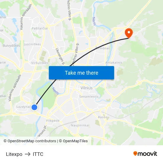 Litexpo to ITTC map