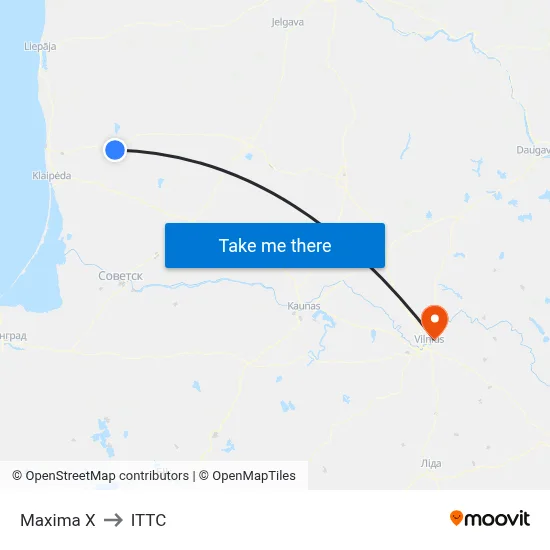 Maxima X to ITTC map