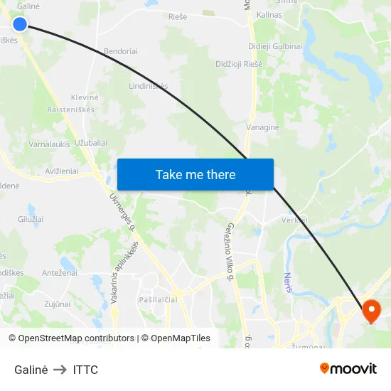 Galinė to ITTC map