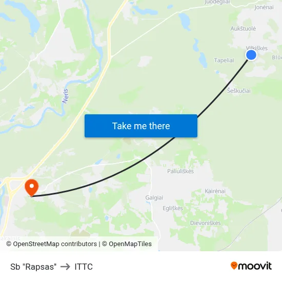 Sb "Rapsas'' to ITTC map