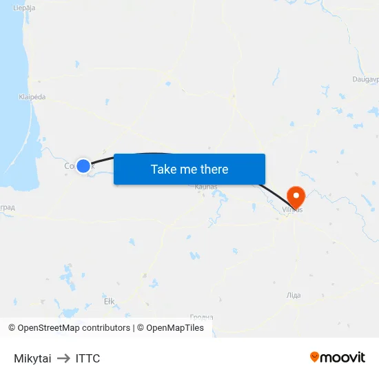 Mikytai to ITTC map