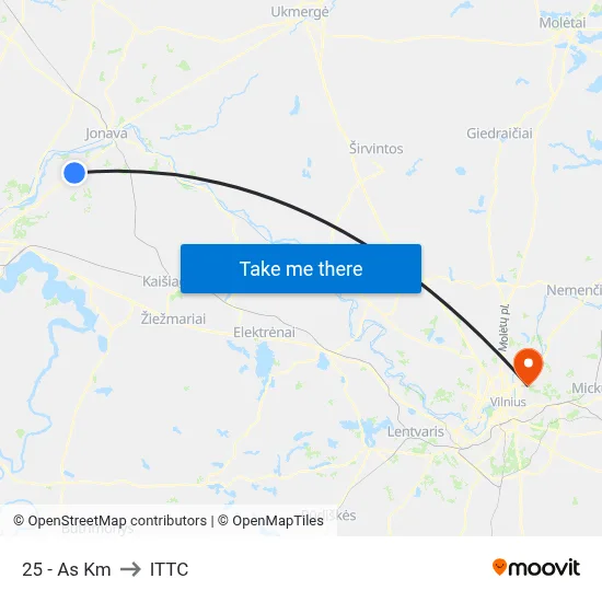 25 - As Km to ITTC map