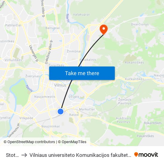 Stotis to Vilniaus universiteto Komunikacijos fakultetas map