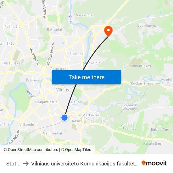 Stotis to Vilniaus universiteto Komunikacijos fakultetas map