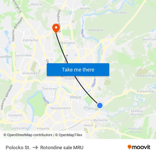 Polocko St. to Rotondine sale MRU map