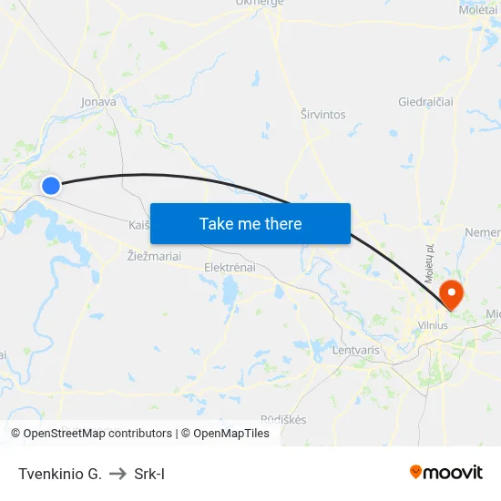 Tvenkinio G. to Srk-I map