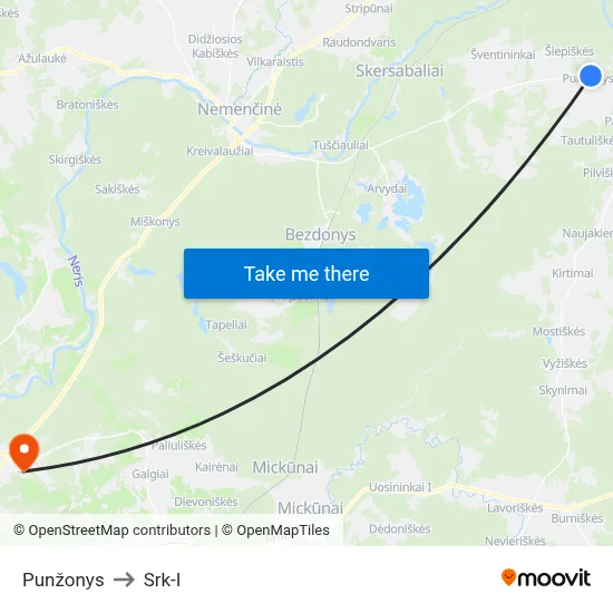 Punžonys to Srk-I map