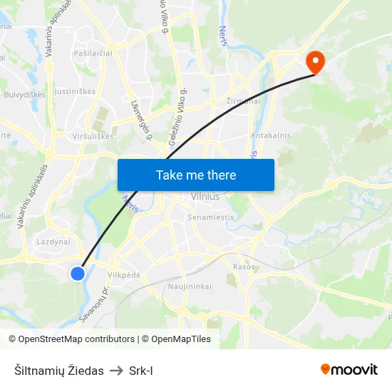 Šiltnamių Žiedas to Srk-I map