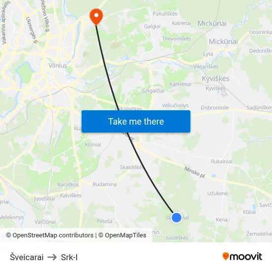 Šveicarai to Srk-I map