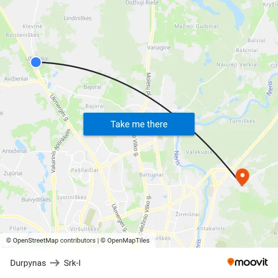 Durpynas to Srk-I map