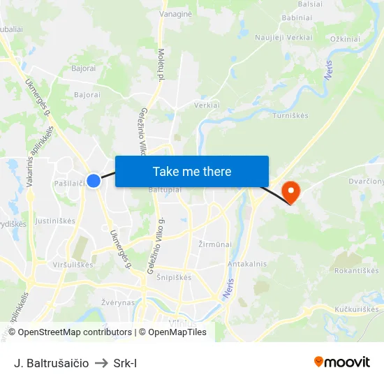 J. Baltrušaičio to Srk-I map